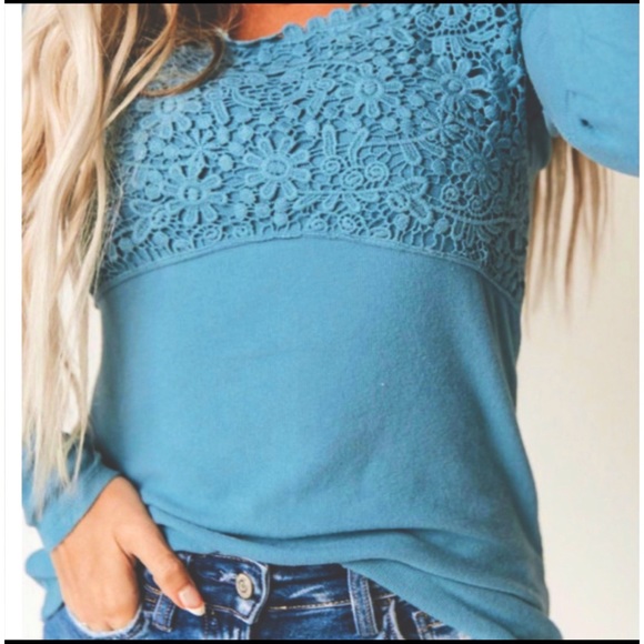 SoldOutBoho, V-neck, Crochet Top, S, M, L, XL, in 5 colors, NWT - Picture 4 of 5